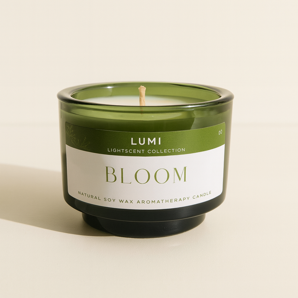 Bloom Candle – Peony Scented (220ml)