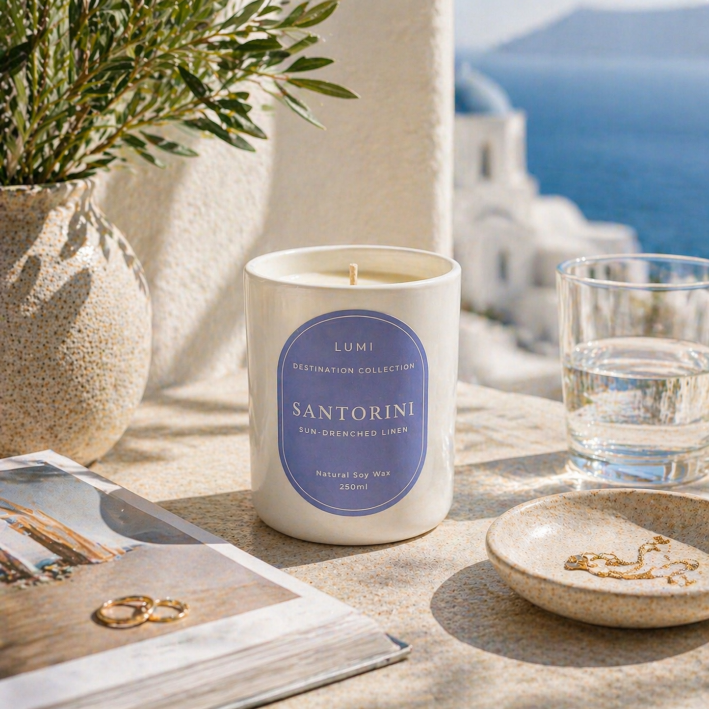 Santorini – Sun‑Drenched Linen
