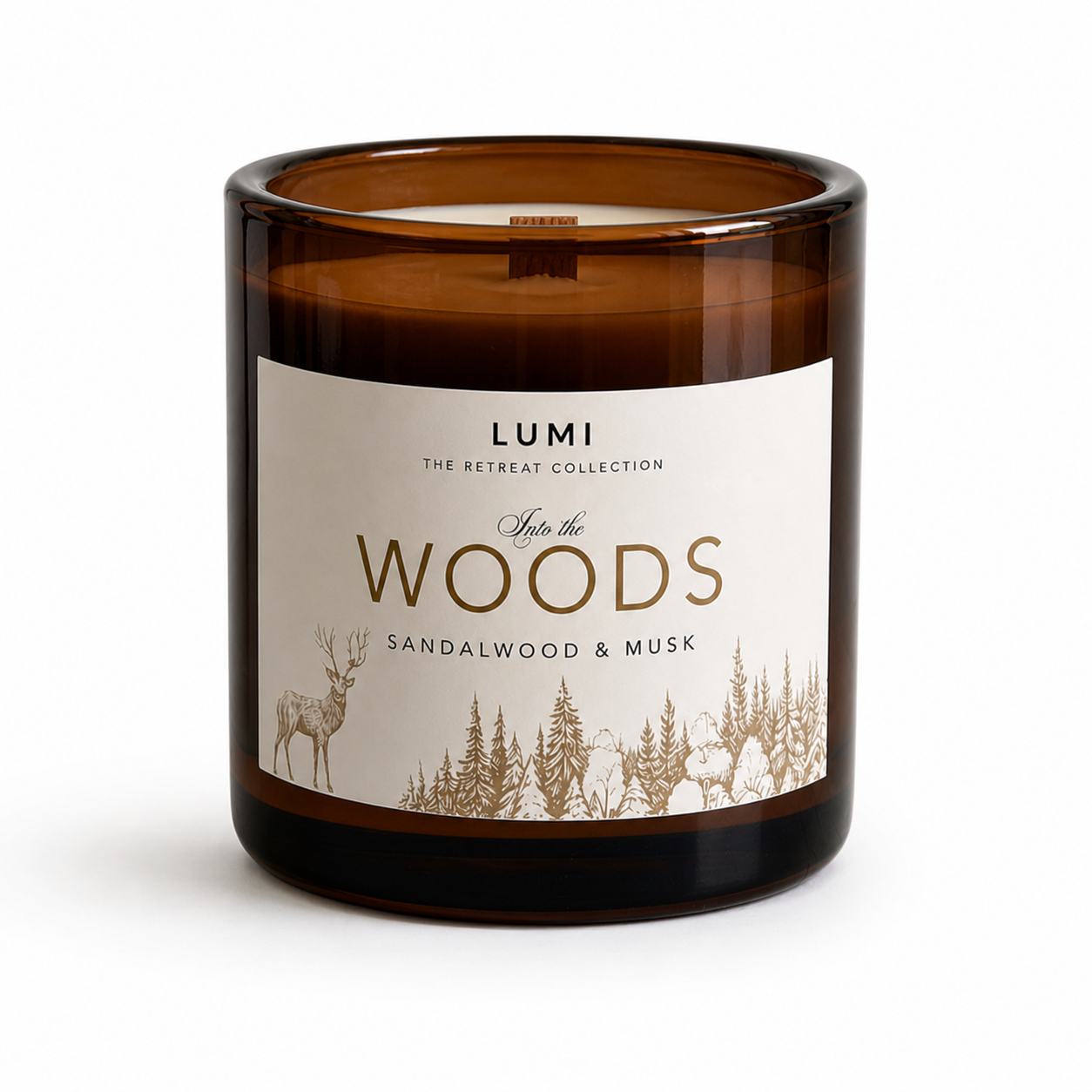 Into the Woods - Sandalwood and Musk Soy Wax Candle