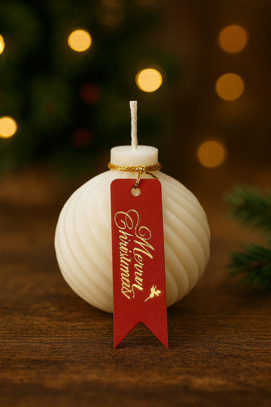 Bauble Decorative Festive Candle