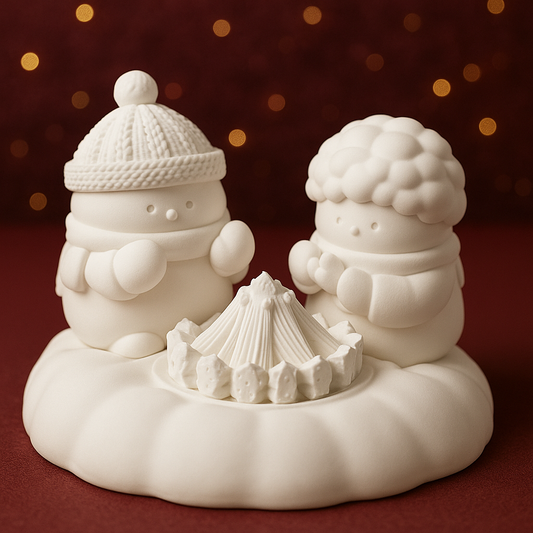 Snow Friends – Festive Ceramic Decor Craft Kit