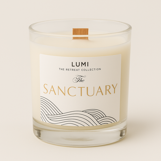 The Sanctuary – Vanilla Scented Soy Wax Candle (320ml)