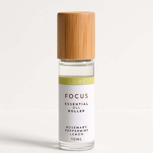 Focus Essential Oil Roller – Rosemary, Peppermint & Lemon (10ml)