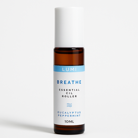 Breathe Essential Oil Roller – Eucalyptus & Peppermint (10ml)