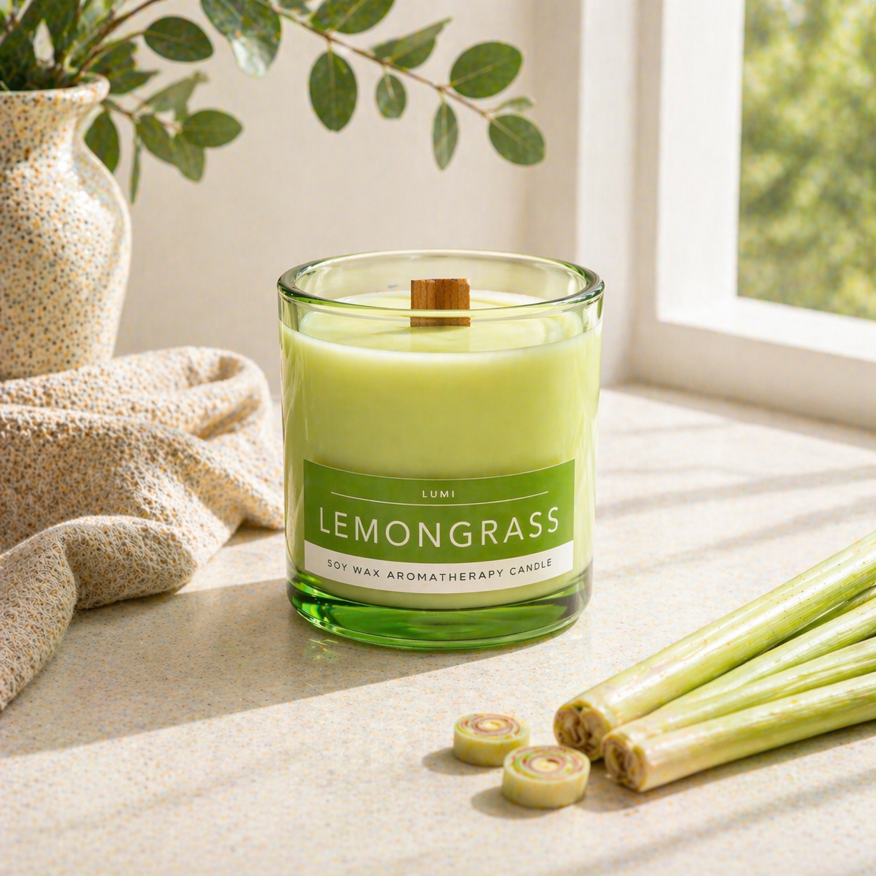 Lemongrass Soy Wax Candle