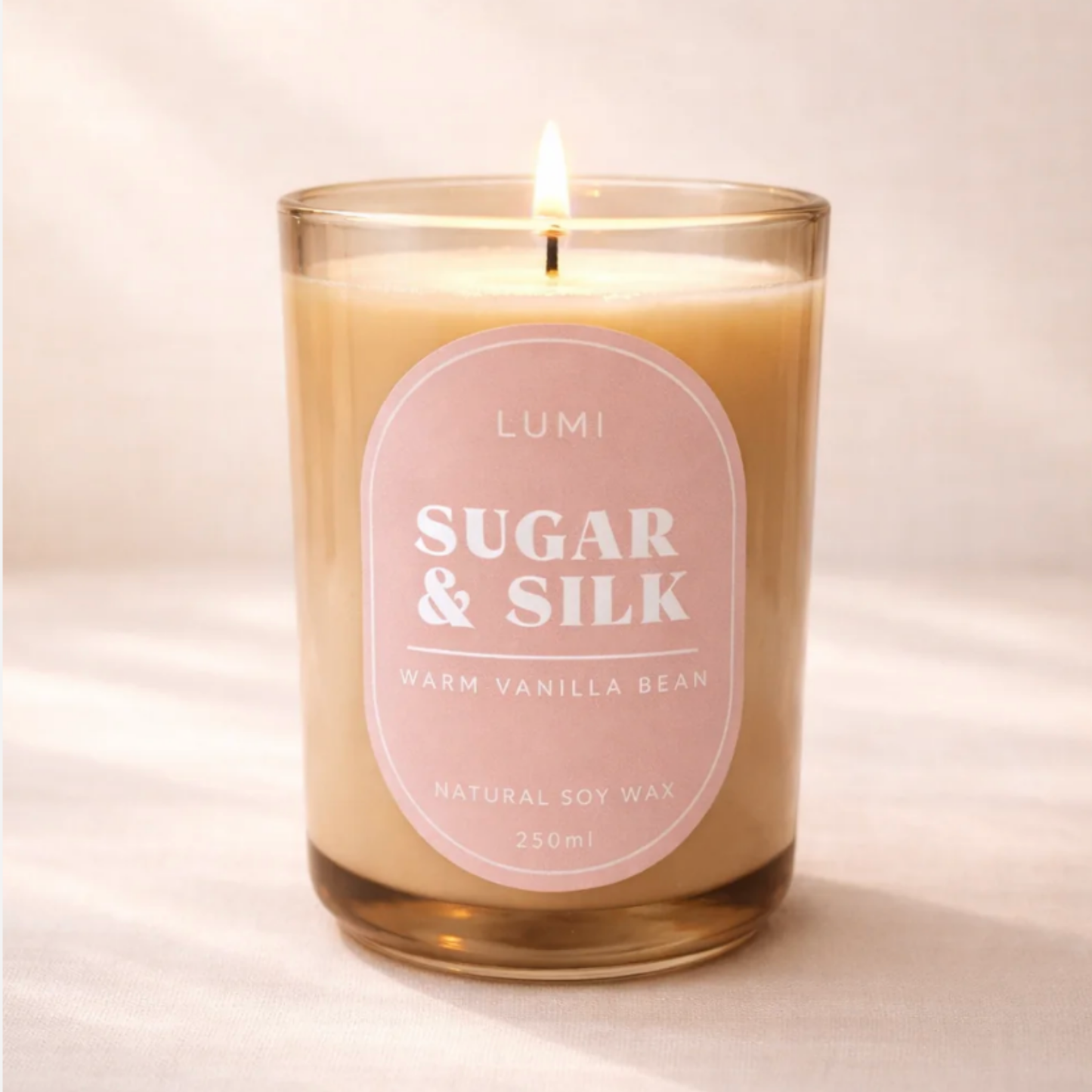 Sugar & Silk Soy Candle – Warm Vanilla Bean