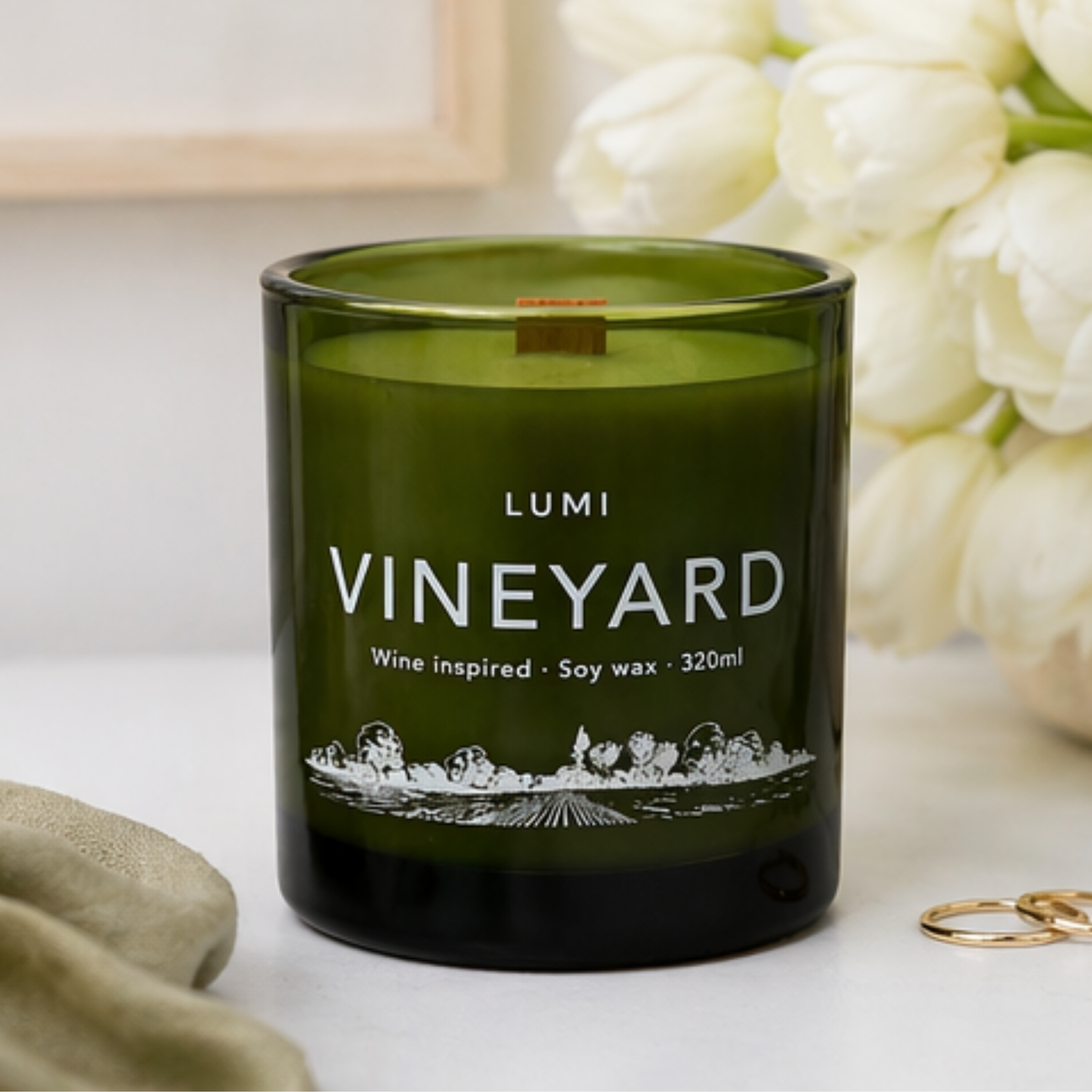 The Vineyard - Wine inspired  Soy Wax Candle
