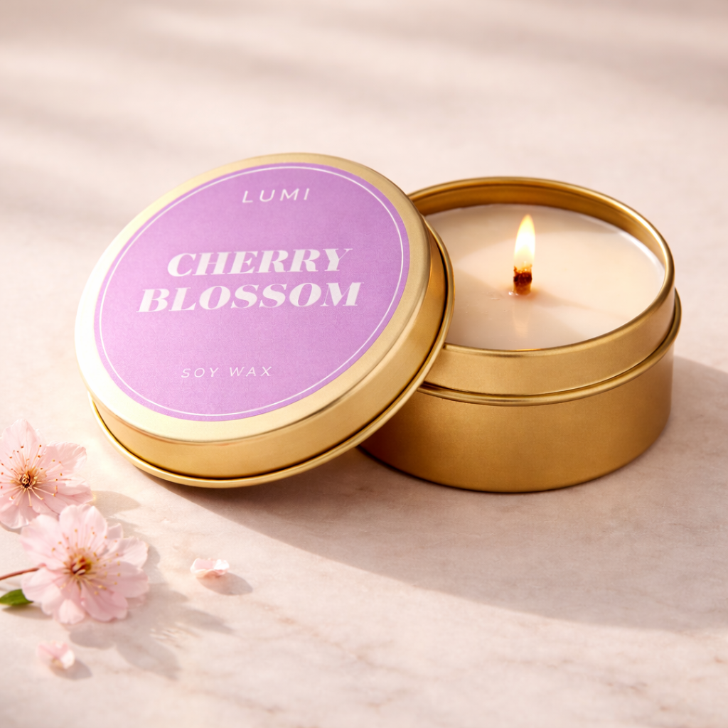 Cherry Blossom Travel Tin